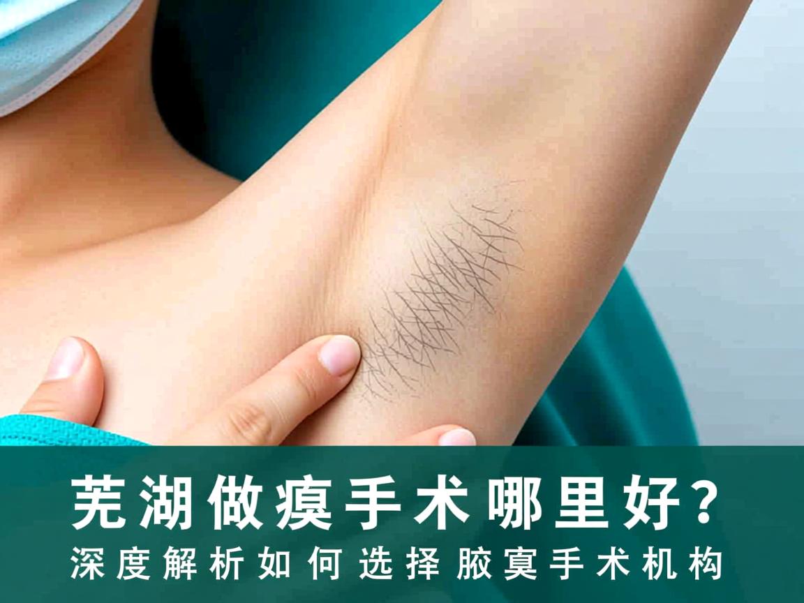 芜湖做腋臭手术哪里好？深度解析如何选择腋臭手术机构