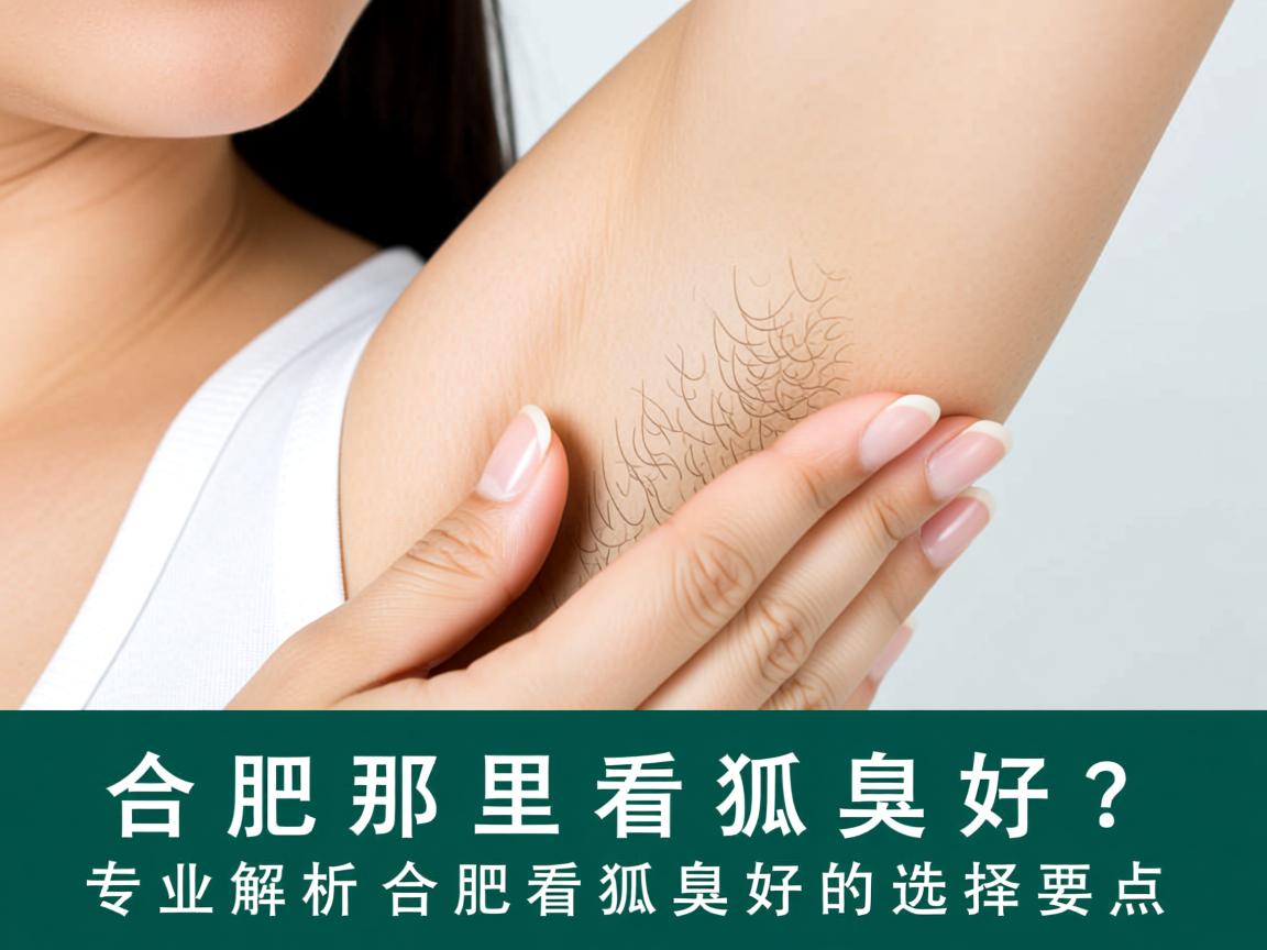 合肥那里看狐臭好？专业解析合肥看狐臭好的选择要点