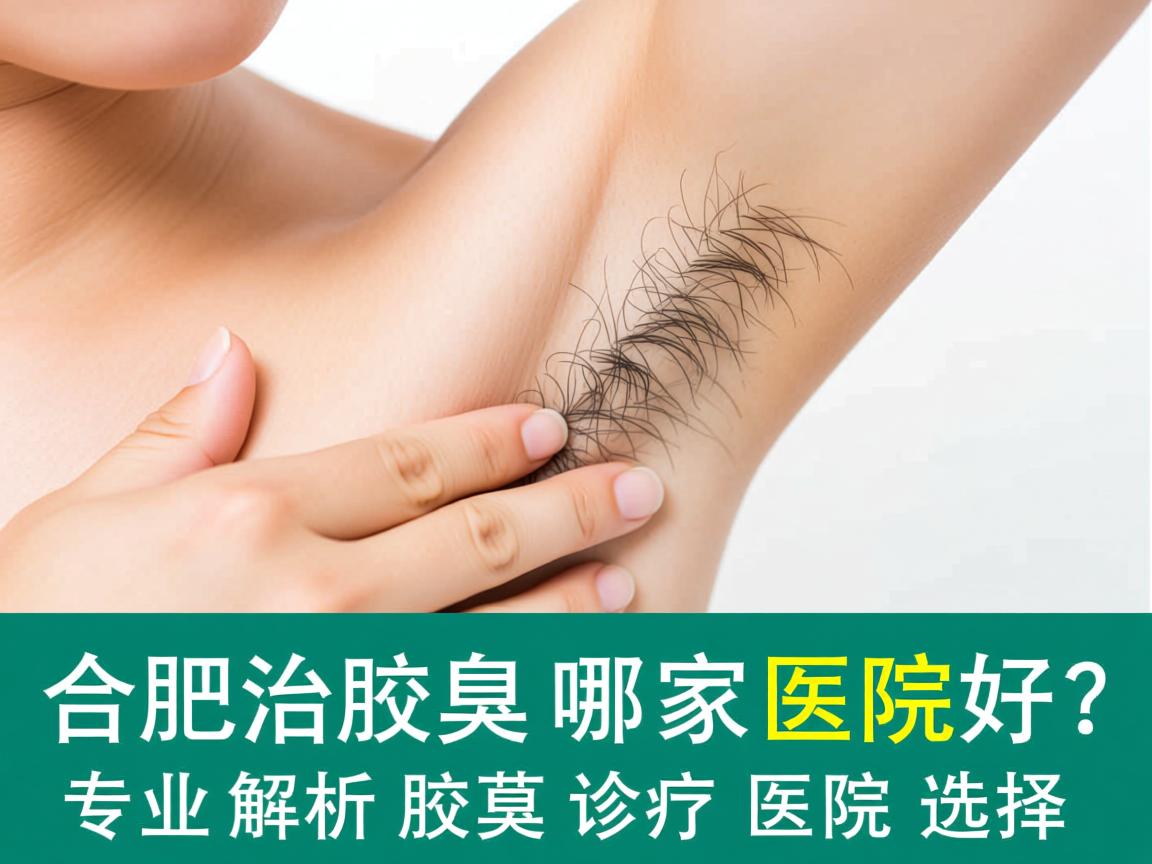 合肥治腋臭哪家医院好？专业解析腋臭诊疗医院选择