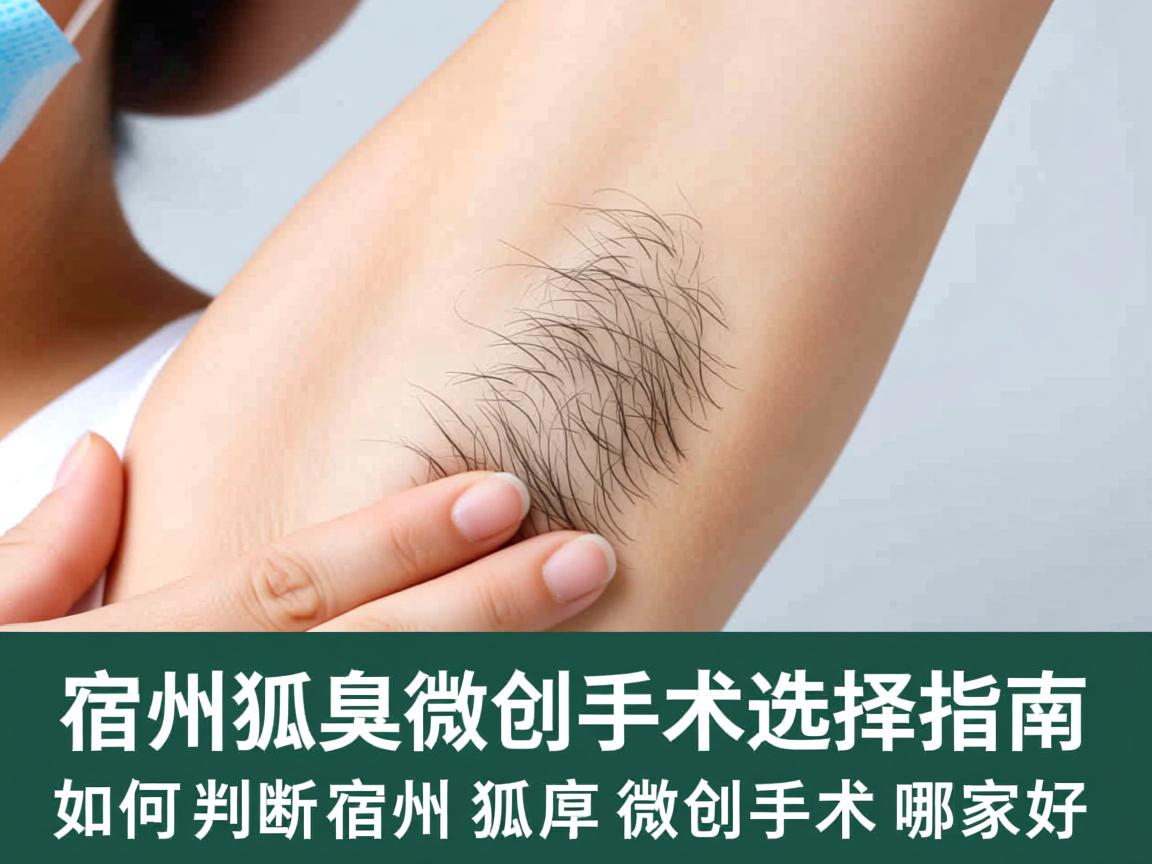 宿州狐臭微创手术选择指南，如何判断宿州狐臭微创手术哪家好