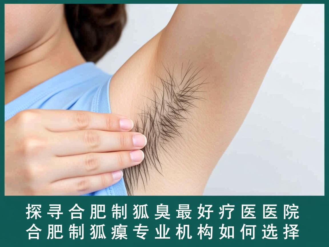 探寻合肥制狐臭最好医院，合肥制狐臭专业机构如何选择