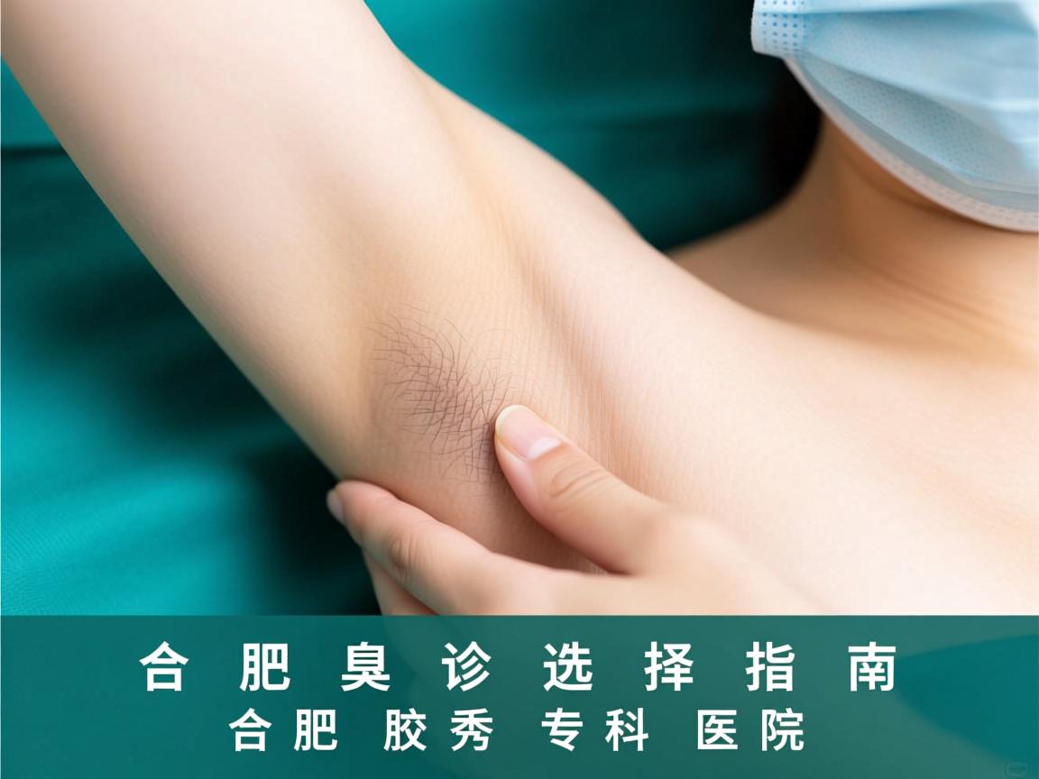 合肥腋臭诊疗选择指南，聚焦合肥腋秀专科医院