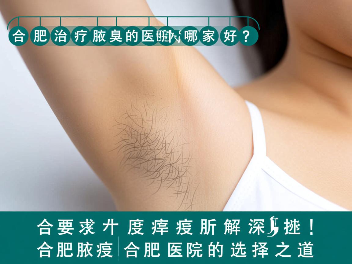 合肥治疗腋臭的医院哪家好？深度解析合肥腋臭医院的选择之道