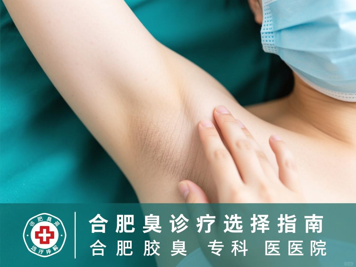合肥腋臭诊疗选择指南，详解合肥腋臭专科医院