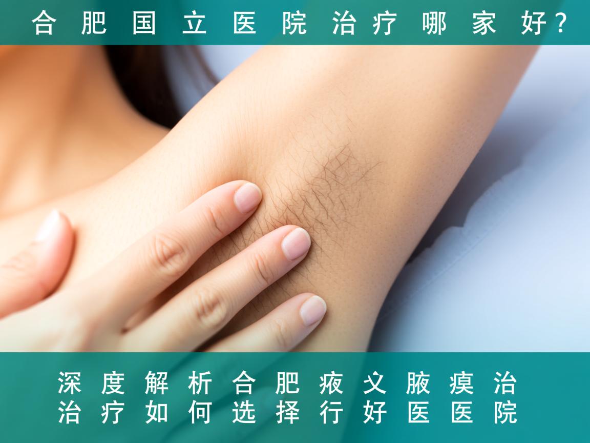 合肥国立医院治疗腋臭哪家好？深度解析合肥腋臭治疗如何选择好医院