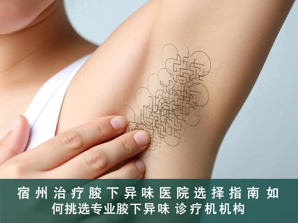 宿州治疗腋下异味医院选择指南，如何挑选专业腋下异味诊疗机构