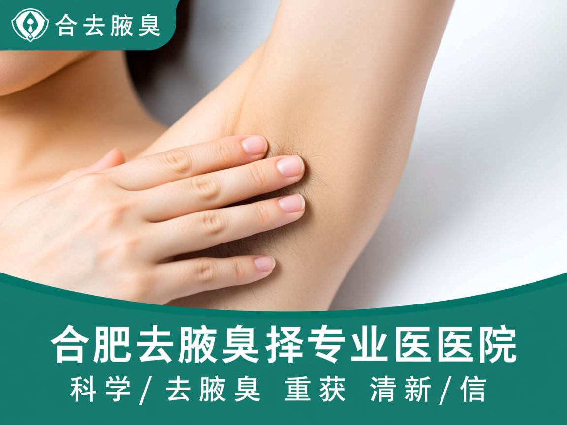 合肥去腋臭选择专业医院，科学去腋臭重获清新自信
