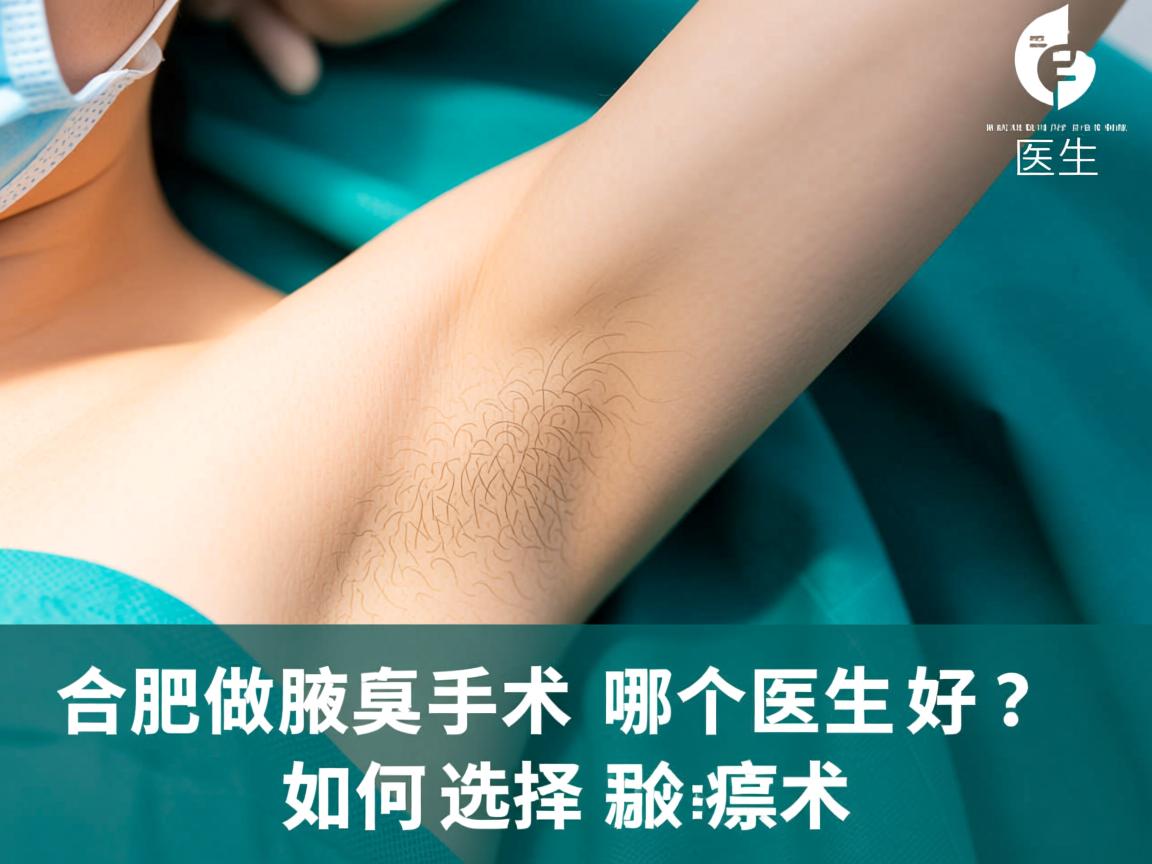 合肥做腋臭手术哪个医生好?深度解析如何选择好的腋臭手术医生 合肥做腋臭手术哪个医生好?深度解析如何选择好的腋臭手术医生