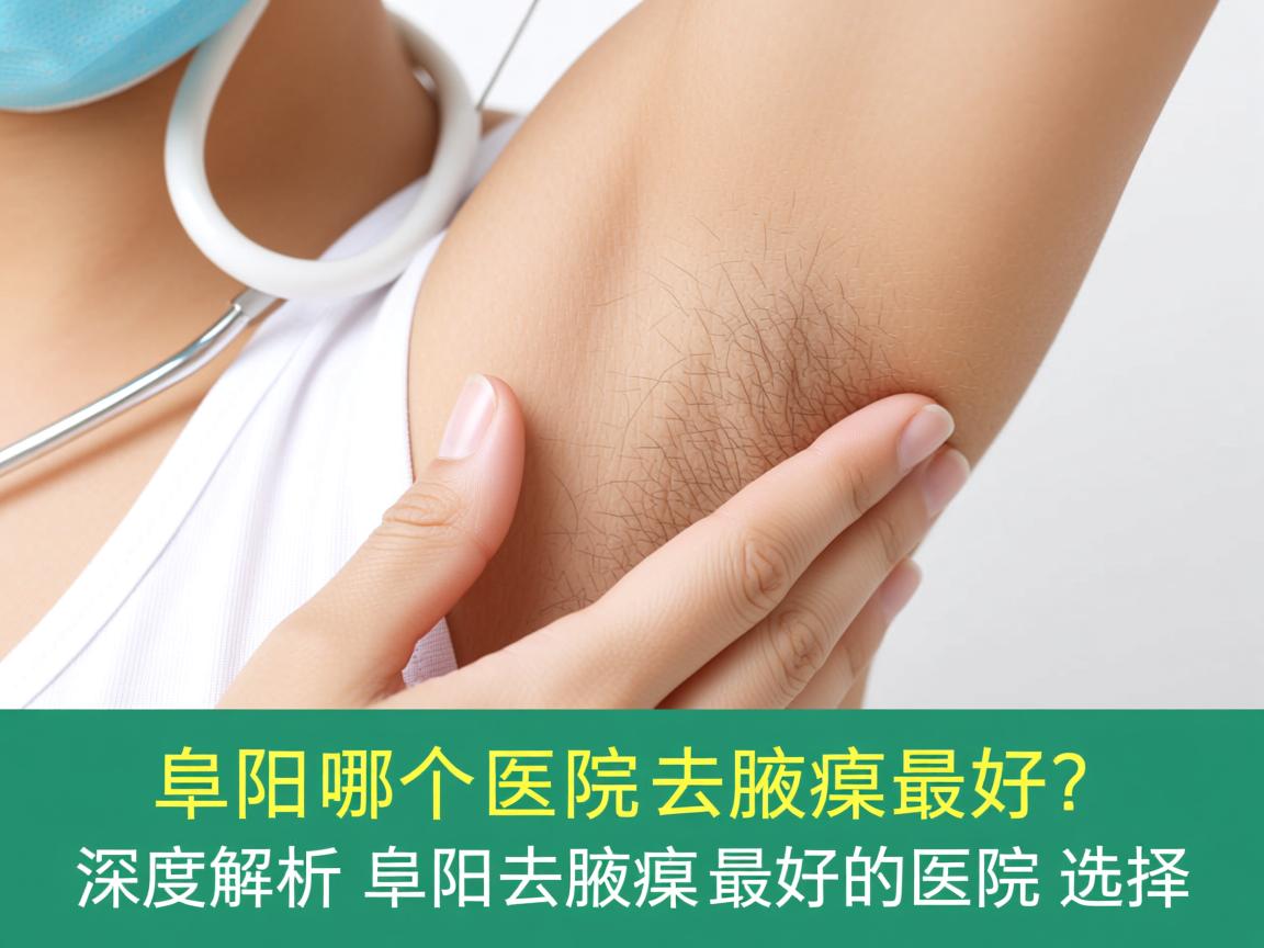 阜阳哪个医院去腋臭最好？深度解析阜阳去腋臭最好的医院选择