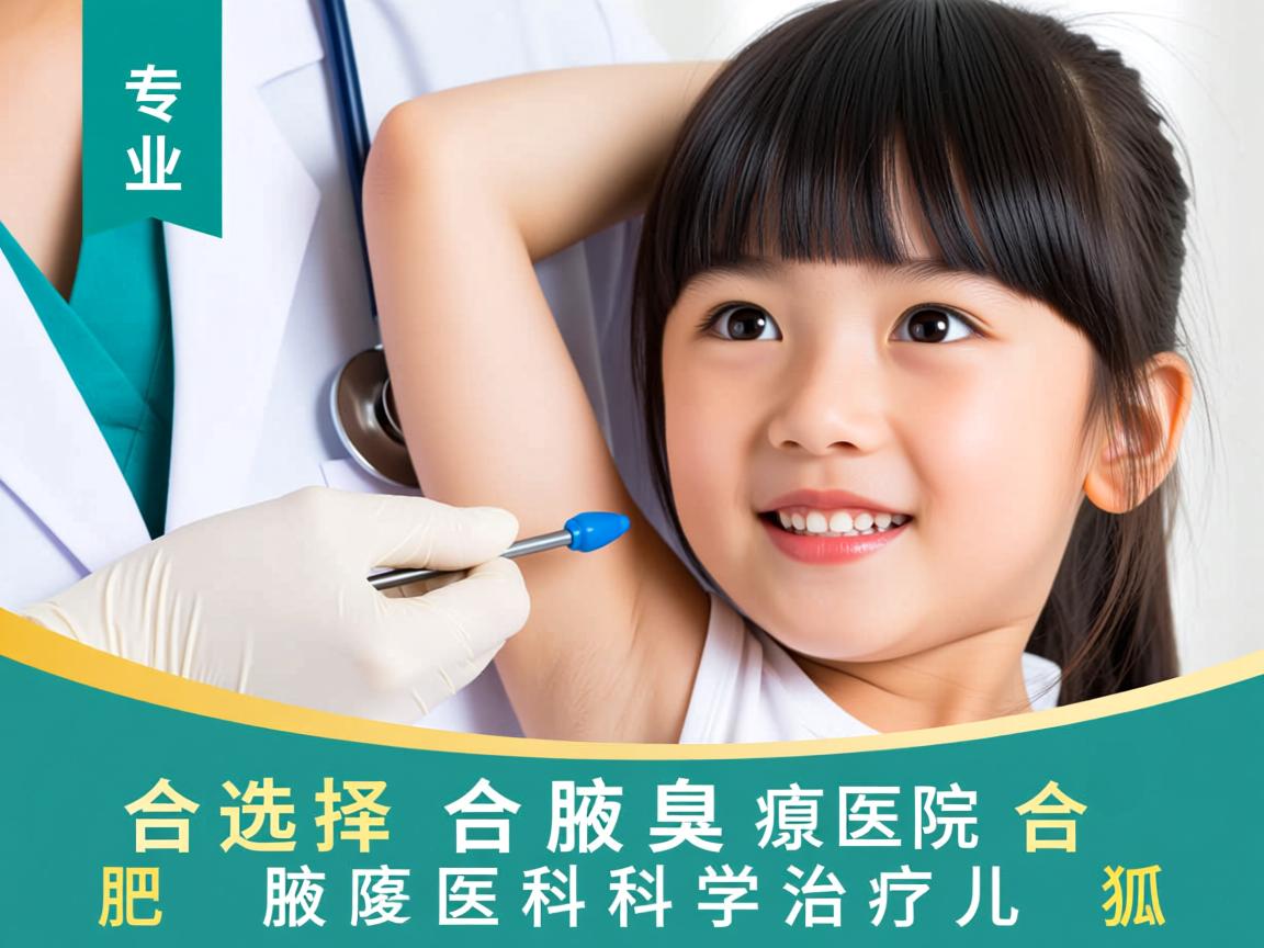 专业选择合肥腋臭医院，合肥腋臭医院科学治疗儿童狐臭