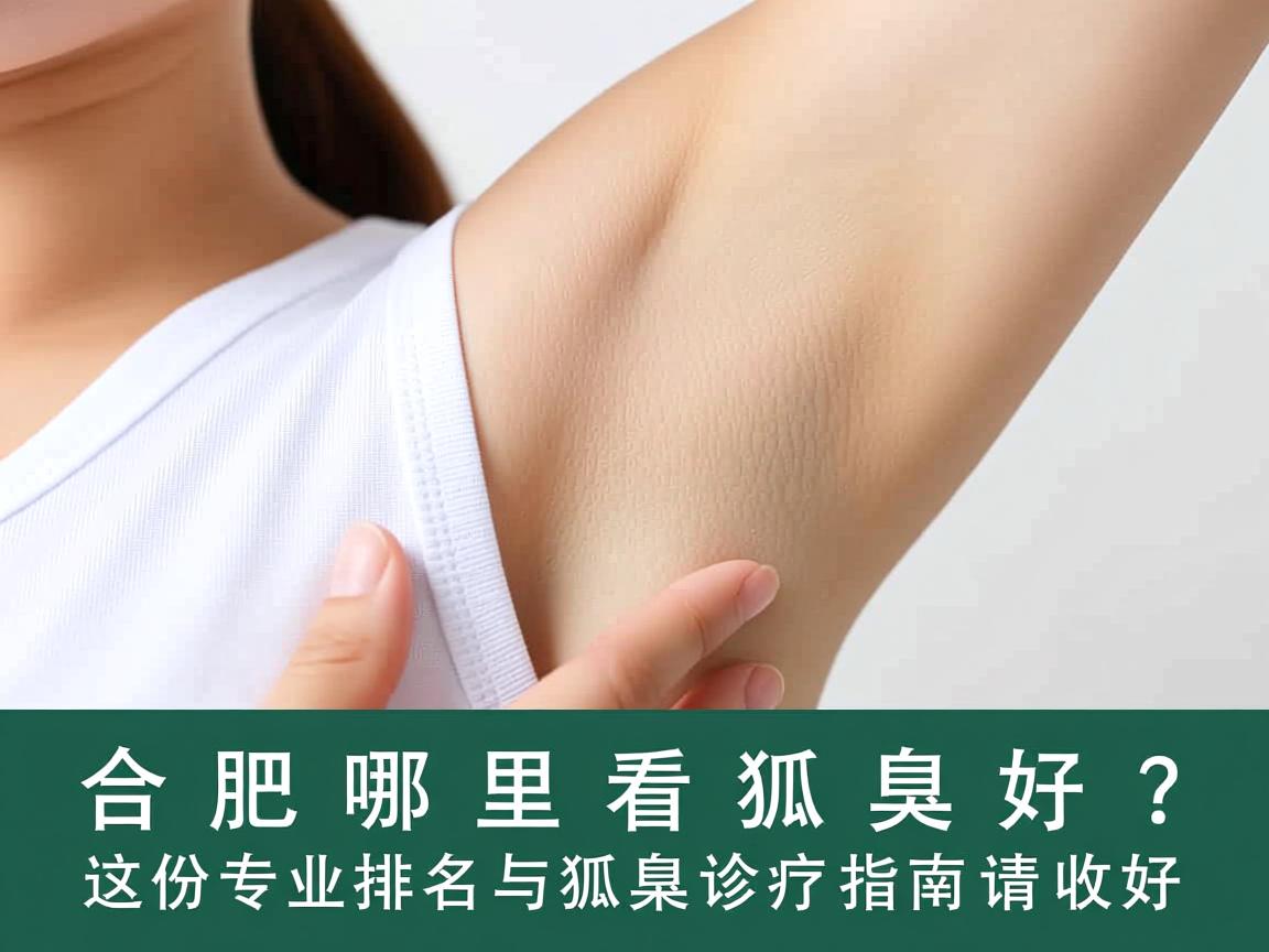 合肥哪里看狐臭好？这份专业排名与狐臭诊疗指南请收好