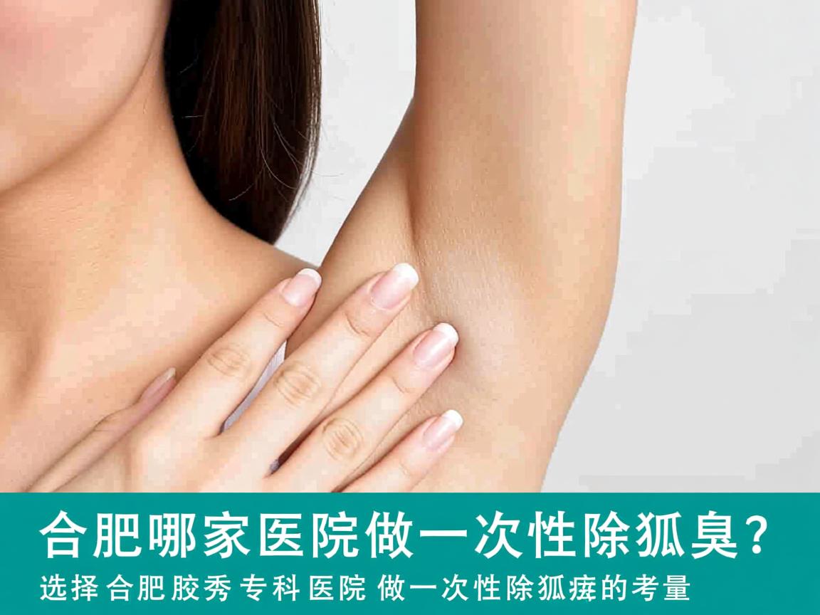 合肥哪家医院做一次性除狐臭？选择合肥腋秀专科医院做一次性除狐臭的考量
