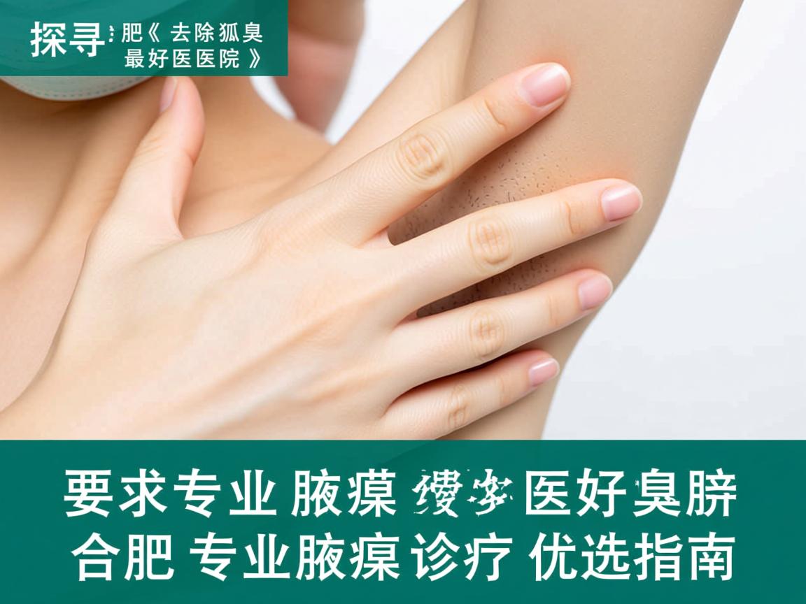 探寻合肥去除狐臭最好医院，合肥专业腋臭诊疗优选指南