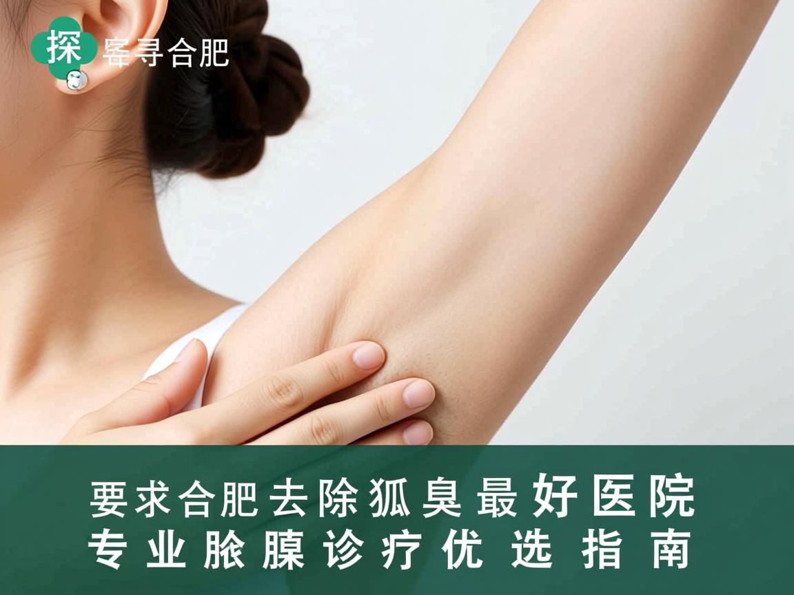 探寻合肥去除狐臭最好医院，合肥专业腋臭诊疗优选指南