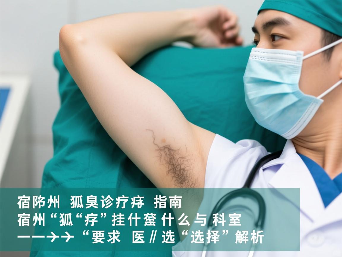 宿州狐臭诊疗指南,宿州狐臭挂什么科室与医生选择解析 宿州狐臭诊疗指南,宿州狐臭挂什么科室与医生选择解析