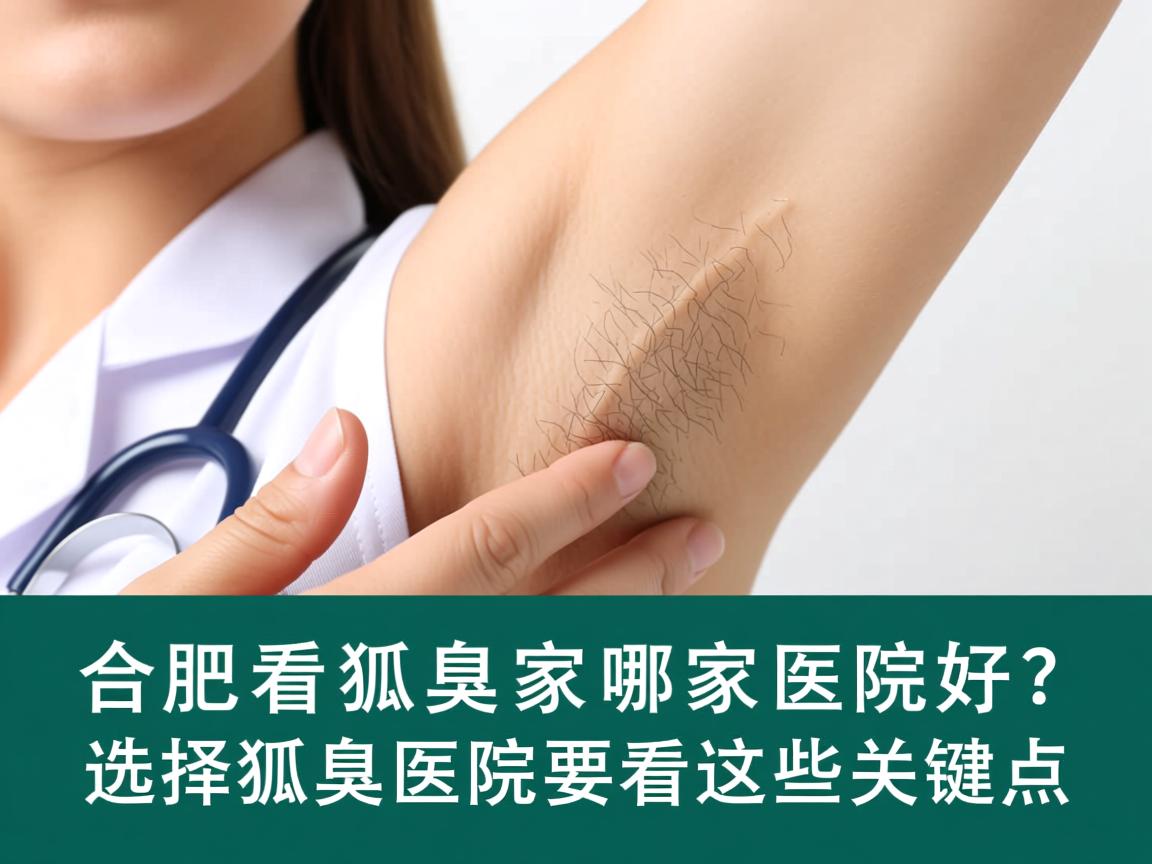 合肥看狐臭哪家医院好？选择狐臭医院要看这些关键点