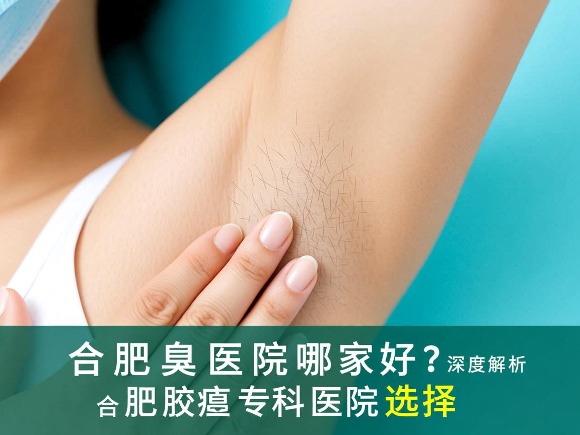 合肥腋臭医院哪家好？深度解析合肥腋臭专科医院选择