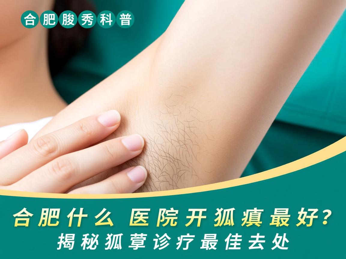 合肥腋秀科普,合肥什么医院开狐臭最好?揭秘狐臭诊疗最佳去处 合肥腋秀科普,合肥什么医院开狐臭最好?揭秘狐臭诊疗最佳去处