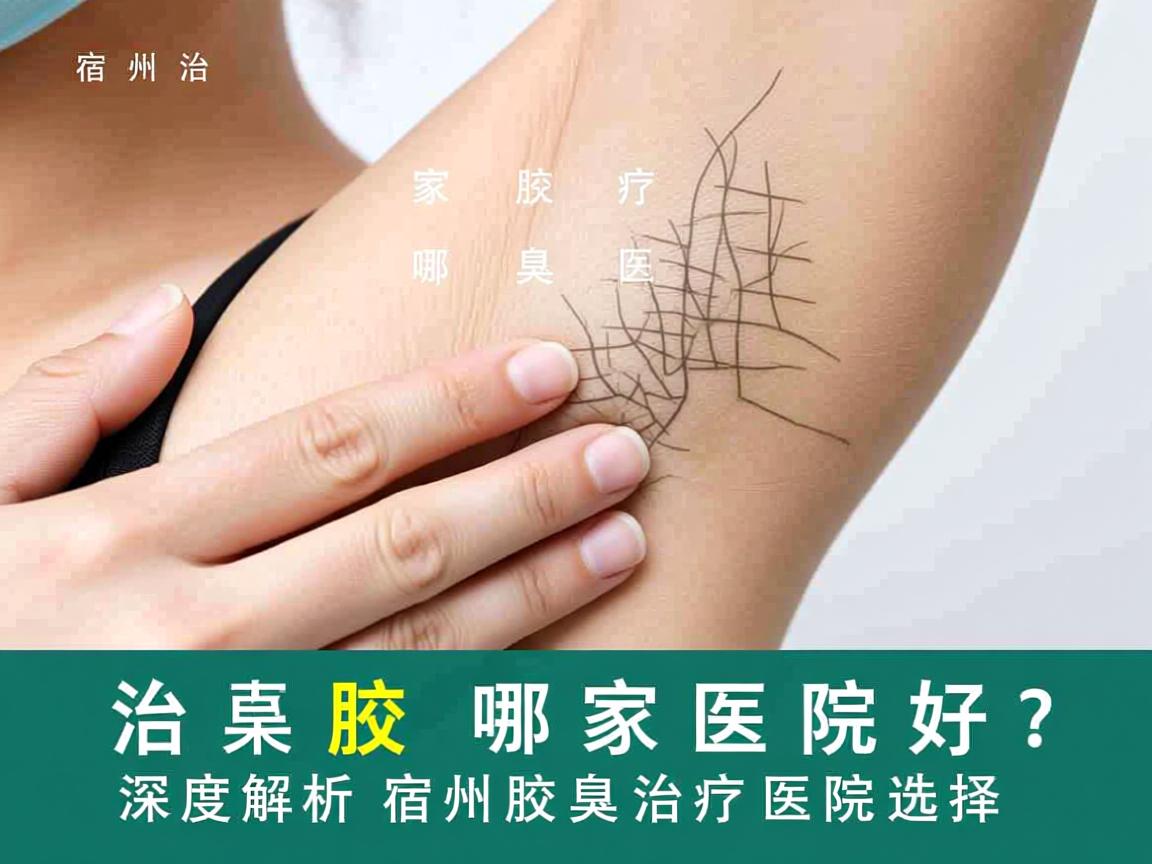 宿州治疗腋臭哪家医院好？深度解析宿州腋臭治疗医院选择