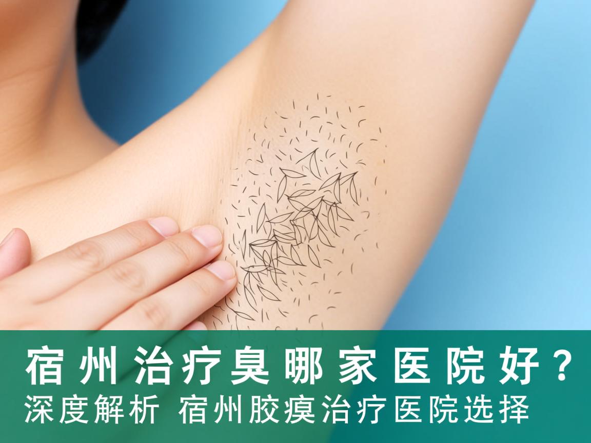 宿州治疗腋臭哪家医院好？深度解析宿州腋臭治疗医院选择