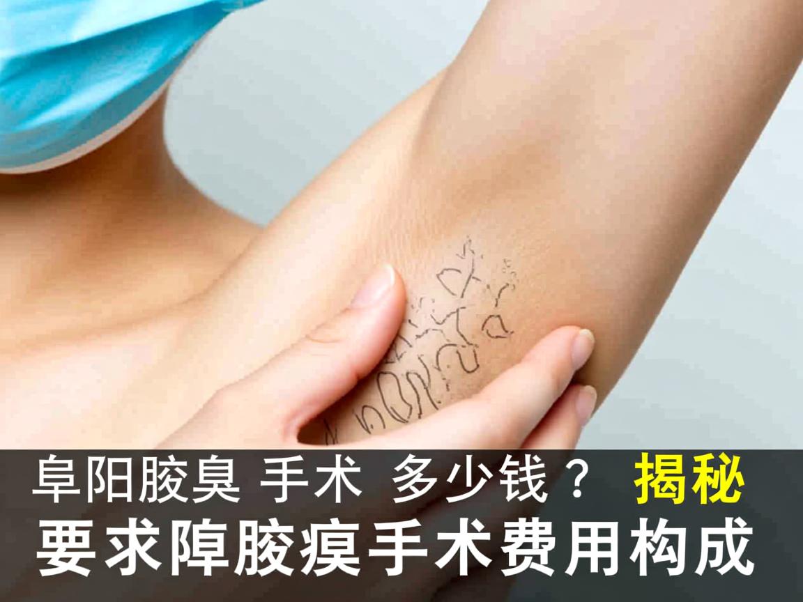 阜阳腋臭手术多少钱?揭秘阜阳腋臭手术费用构成 阜阳腋臭手术多少钱?揭秘阜阳腋臭手术费用构成