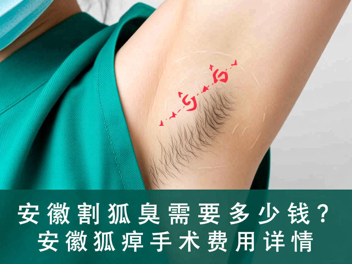 安徽割狐臭需要多少钱？解析安徽狐臭手术费用详情