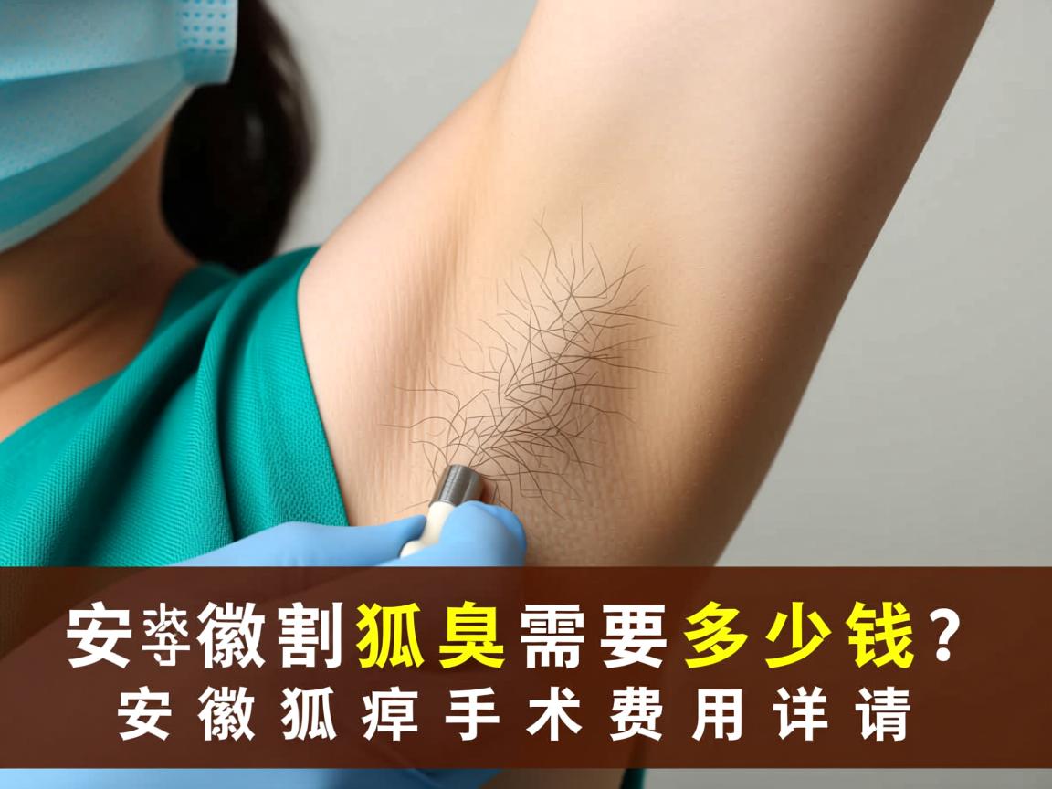 安徽割狐臭需要多少钱？解析安徽狐臭手术费用详情