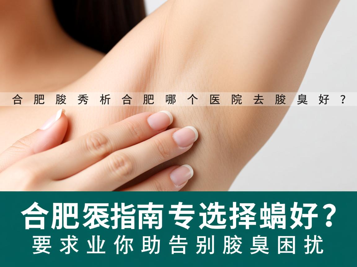 合肥腋秀解析，合肥哪个医院去腋臭好？专业选择指南助你告别腋臭困扰