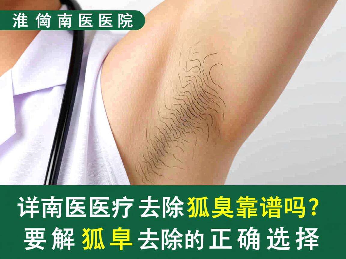 淮南医院去除狐臭靠谱吗？详解狐臭去除的正确选择