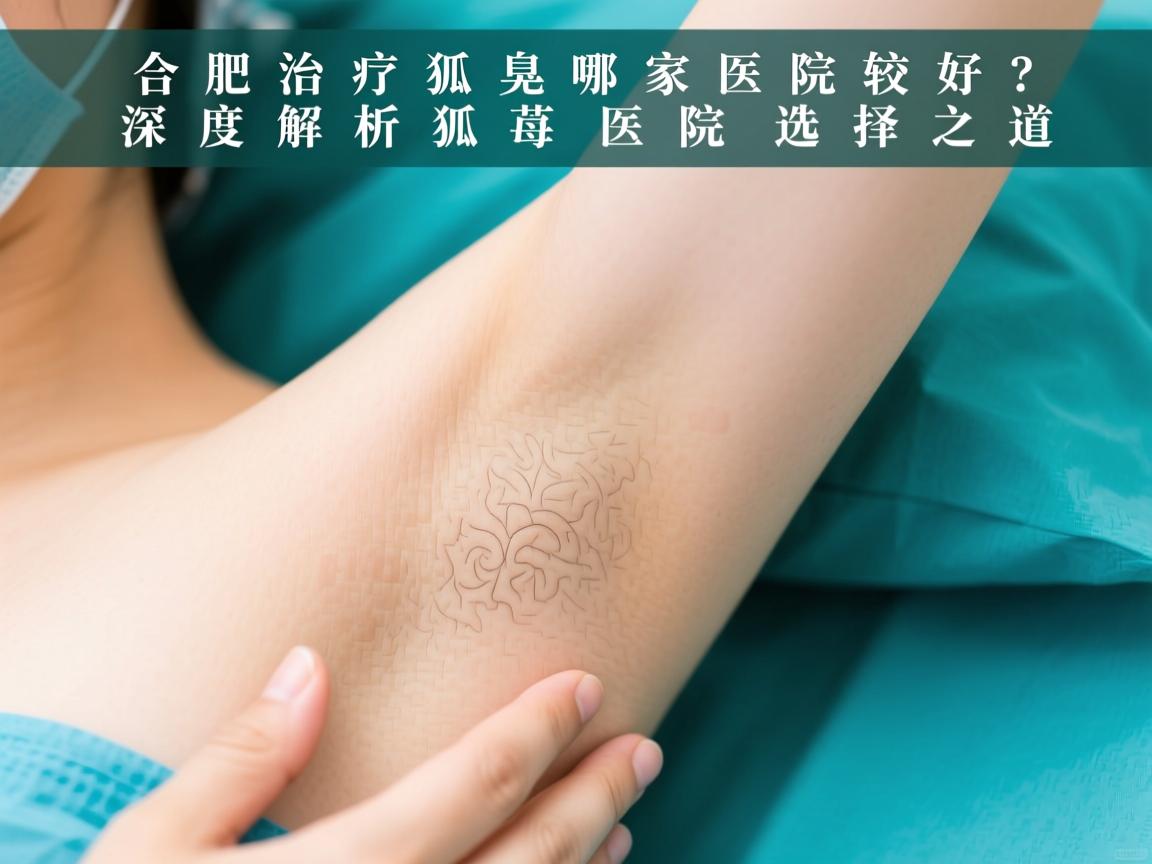 合肥治疗狐臭哪家医院较好？深度解析狐臭医院的选择之道