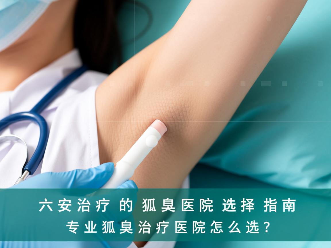 六安治疗狐臭的医院选择指南，专业狐臭治疗医院怎么选？