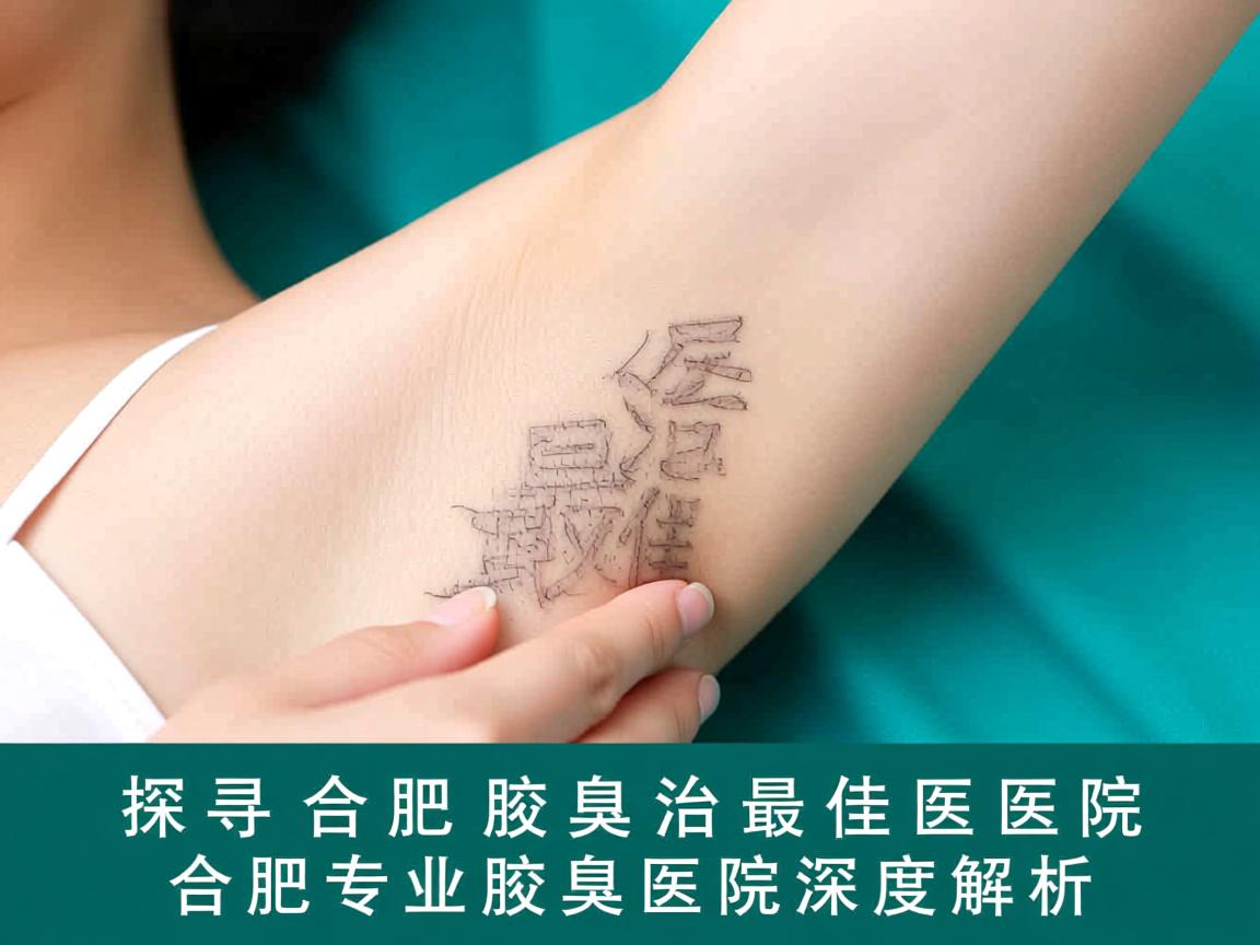 探寻合肥腋臭医治最佳医院，合肥专业腋臭医院深度解析