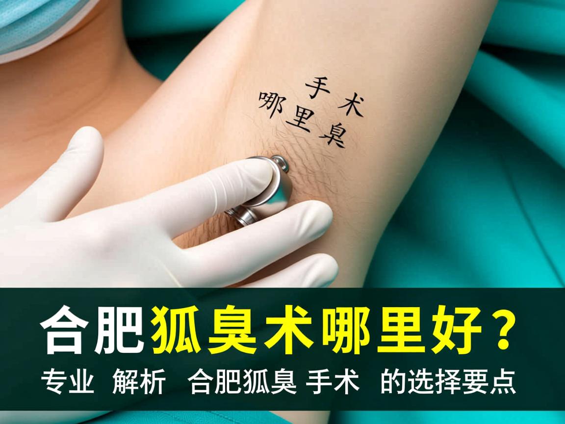 合肥狐臭手术哪里好?专业解析合肥狐臭手术的选择要点 合肥狐臭手术哪里好?专业解析合肥狐臭手术的选择要点