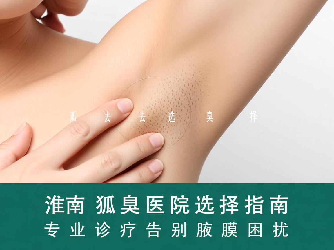 淮南去狐臭医院选择指南,专业诊疗告别腋臭困扰 淮南去狐臭医院选择指南,专业诊疗告别腋臭困扰
