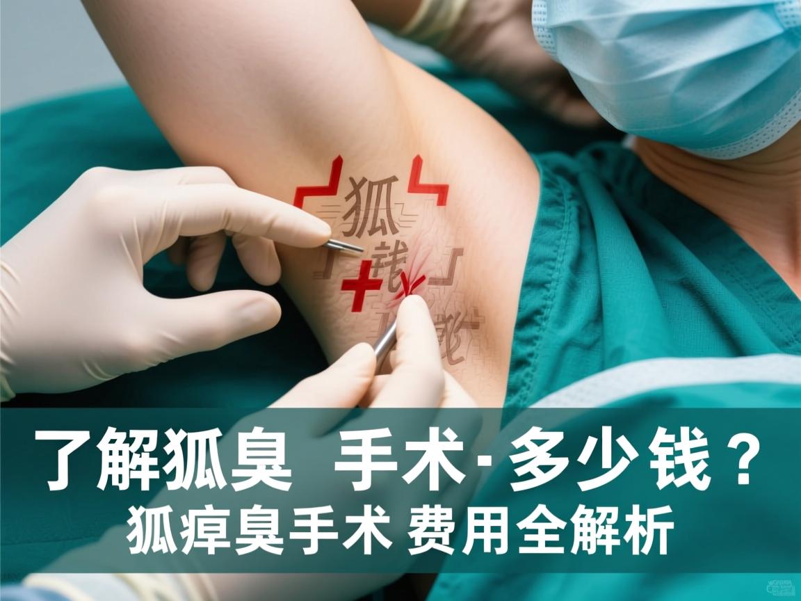 了解狐臭手术多少钱？狐臭手术费用全解析