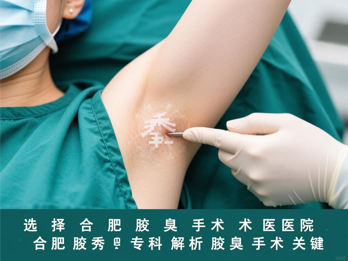 选择合肥腋臭手术医院，合肥腋秀专科解析腋臭手术关键