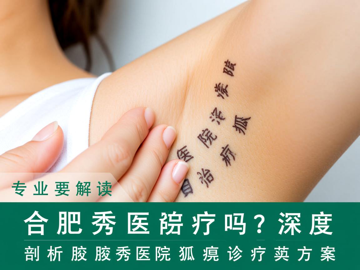 专业解读,合肥腋秀医院治疗狐臭吗?深度剖析腋秀医院狐臭诊疗方案 专业解读,合肥腋秀医院治疗狐臭吗?深度剖析腋秀医院狐臭诊疗方案
