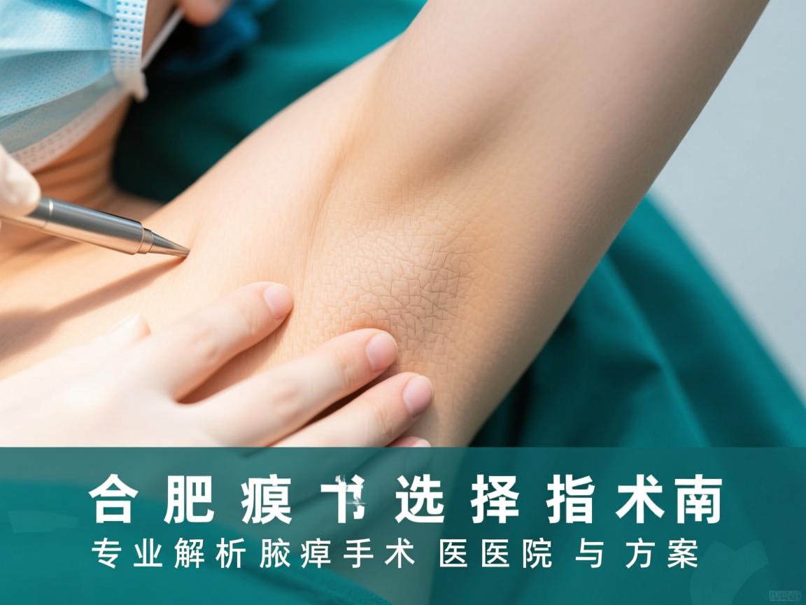 合肥腋臭手术选择指南，专业解析腋臭手术的医院与方案