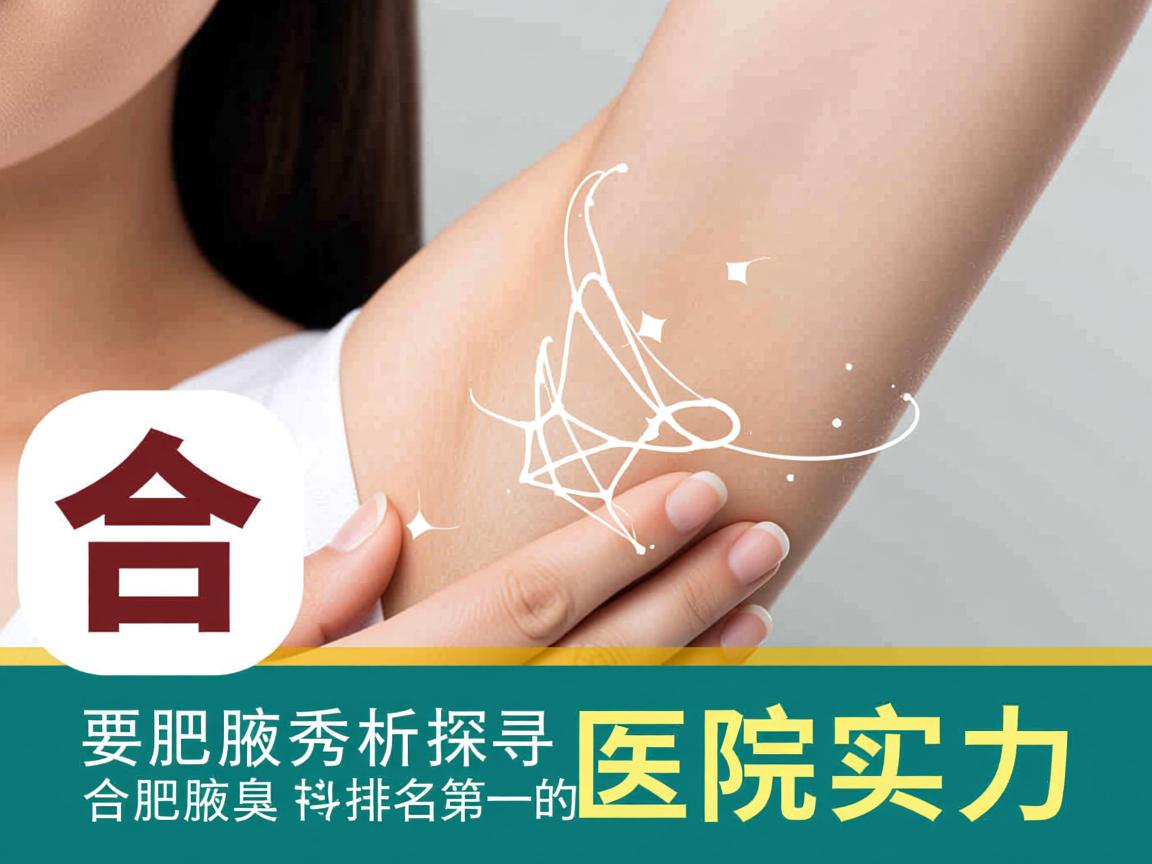 合肥腋秀解析，探寻合肥腋臭专科排名第一的医院实力