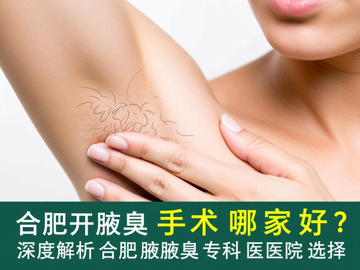 合肥开腋臭手术哪家好？深度解析合肥腋臭专科医院选择