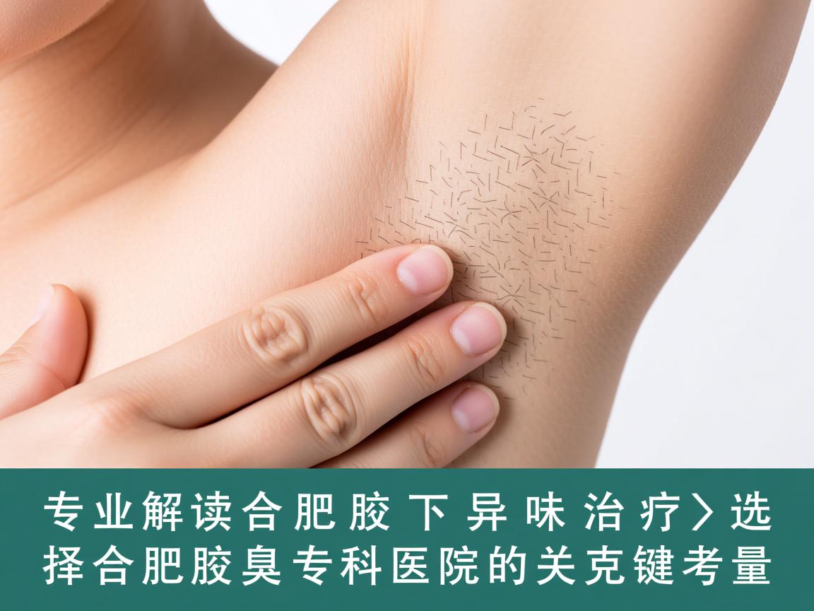 专业解读合肥腋下异味治疗，选择合肥腋臭专科医院的关键考量