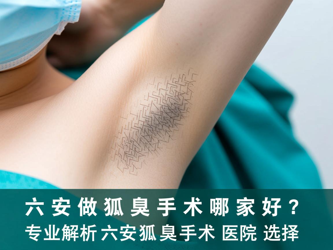 六安做狐臭手术哪家好？专业解析六安狐臭手术医院选择