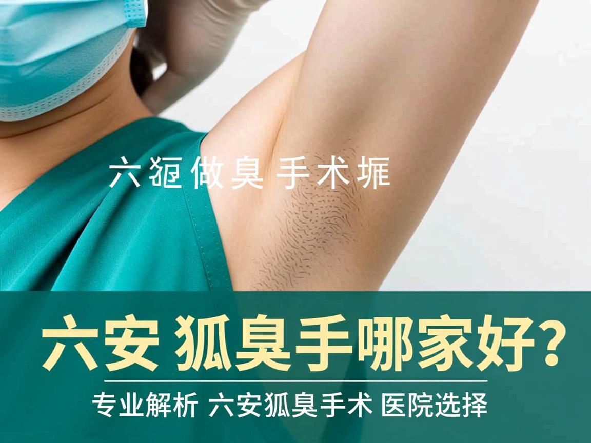 六安做狐臭手术哪家好？专业解析六安狐臭手术医院选择