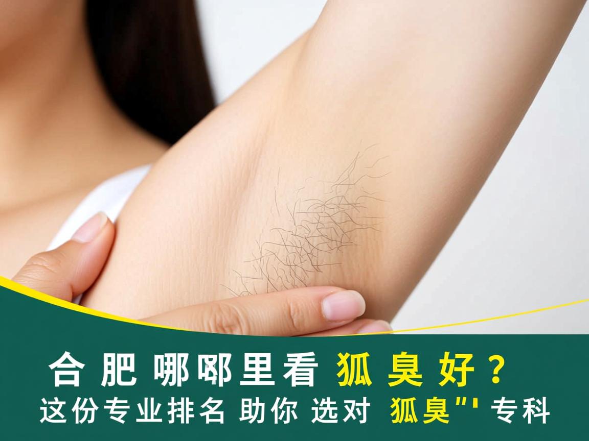 合肥哪里看狐臭好？这份专业排名助你选对狐臭专科