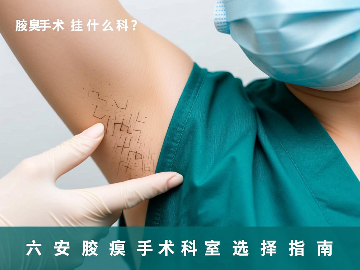 腋臭手术挂什么科?六安腋臭手术科室选择指南 腋臭手术挂什么科?六安腋臭手术科室选择指南