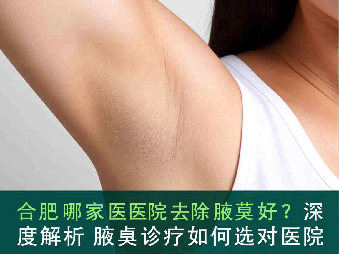 合肥哪家医院去除腋臭好？深度解析腋臭诊疗如何选对医院