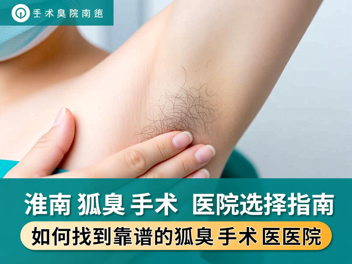 淮南狐臭手术医院选择指南，如何找到靠谱的狐臭手术医院