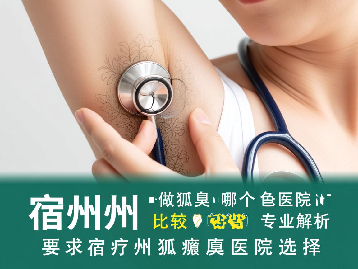 宿州做狐臭哪个医院比较好？专业解析宿州狐臭医院选择