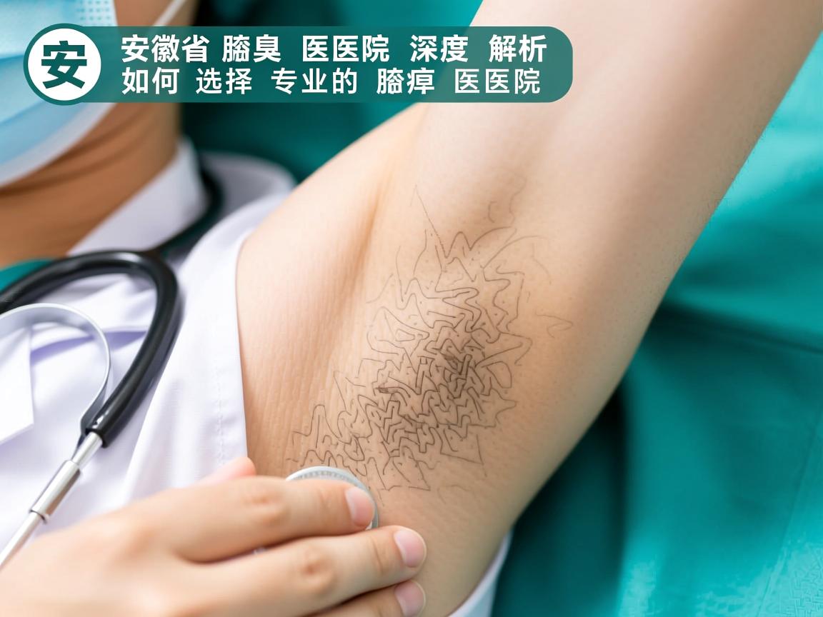 安徽省腋臭医院深度解析，如何选择专业的腋臭医院