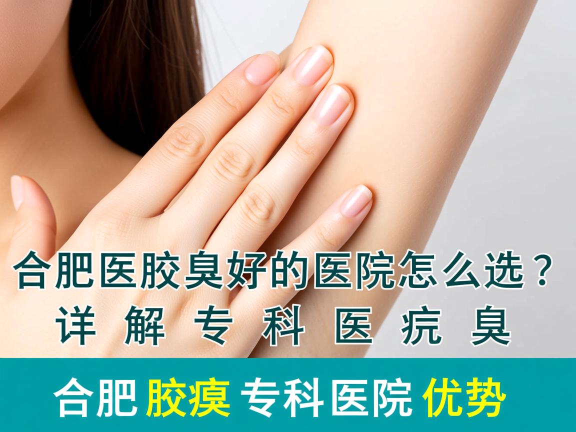 合肥医腋臭好的医院怎么选？详解合肥腋臭专科医院优势